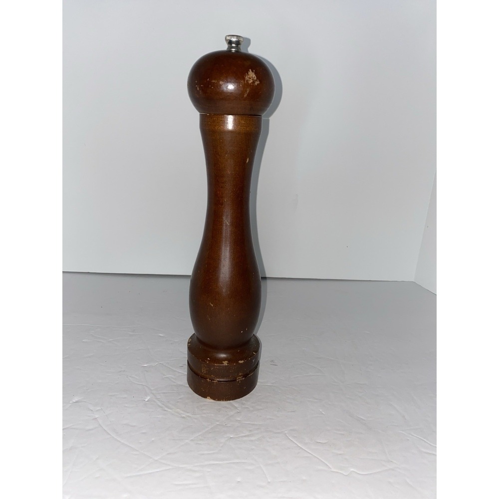 Cole & Mason England Pepper Grinder Mill Dark Brown Wood 12" - Picture 2 of 6